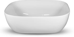 Looox Ceramic Rectangle Opzetkom 49x40 cm White