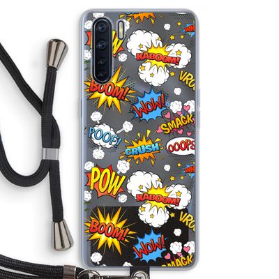 Pow Smack: Oppo A91 Transparant Hoesje met koord