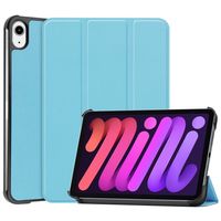 3-Vouw sleepcover hoes - iPad Mini 6 (2021) - Lichtblauw