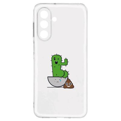 TPU Hoesje Samsung Galaxy A17 - Cactus Poo Backcover