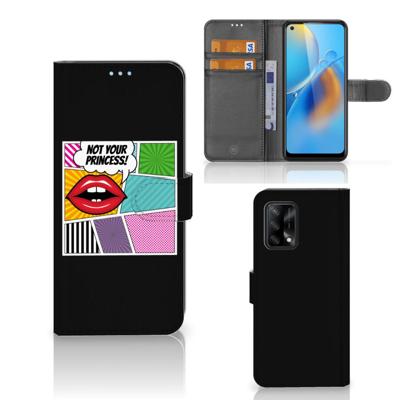 OPPO A74 4G | Wallet Case | met Pasjes | Popart Princess OPPO A74 4G | Wallet Case | met Pasjes | Popart Princess
