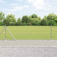 Weidehekwerk Zilver 25 x 0.8 m Gegalvaniseerd staal