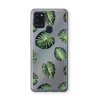 Tropische bladeren: Samsung Galaxy A21s Transparant Hoesje