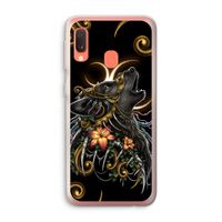 Huilende Wolf: Samsung Galaxy A20e Transparant Hoesje