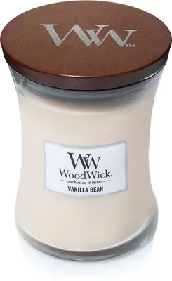 WoodWick medium candle vanilla bean