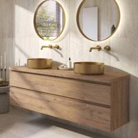 Ben Tendenza badmeubel incl. afdekblad 160x46x64cm sherwood