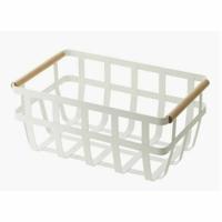 Veelzijdige mand DKD Home Decor Wit Natuurlijk Metaal Pijnboom 36 x 22 x 15,5 cm
