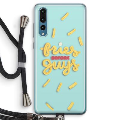 Always fries: Huawei P20 Pro Transparant Hoesje met koord