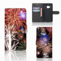 HTC U Play Wallet Case met Pasjes Vuurwerk - thumbnail