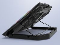 Conceptronic THYIA ERGO Gaming-Notebook Kühlständer mit 2 Lüftern Cooling-pad voor laptop - thumbnail