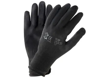 Montagehandschoen Polyester met PU-coating - M (valt als S)