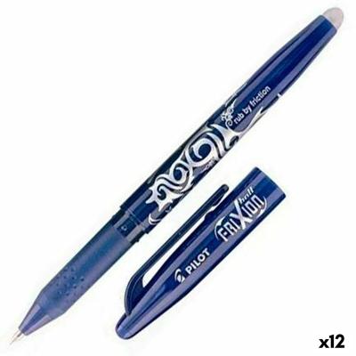 Pen Pilot Frixion Ball 0,4 mm 0,7 mm Blauw (12 Stuks)