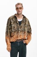 Overhemd met lange mouwen en verloop - GREEN - L