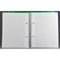 Gallery Traditional spiraalschrift ft A4, geruit 5 mm, geassorteerde kleuren, 160 bladzijden