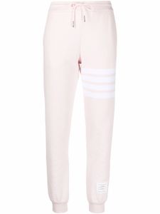 Thom Browne pantalon de jogging à détail 4 bandes signature - Rose