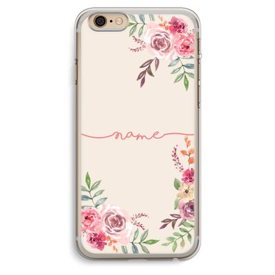 Rozen: iPhone 6 Plus / 6S Plus Transparant Hoesje