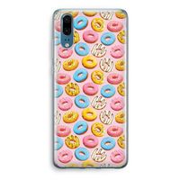 Pink donuts: Huawei P20 Transparant Hoesje