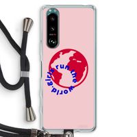 Run The World: Sony Xperia 5 III Transparant Hoesje met koord