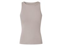 esmara Dames top met geïntegreerde bh (Taupe, M (40/42))
