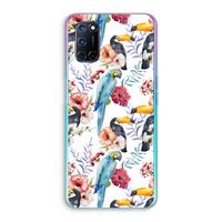 Bloemen tukan: Oppo A72 Transparant Hoesje