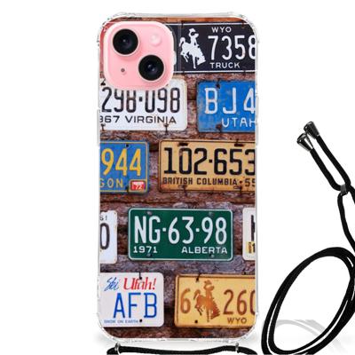 iPhone 15 Plus Anti-shock Hoesje met foto Kentekenplaten iPhone 15 Plus Anti-shock Hoesje met foto Kentekenplaten
