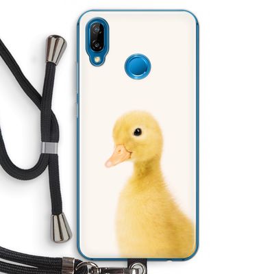 Duke: Huawei P20 Lite Transparant Hoesje met koord