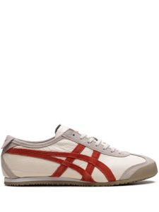 Onitsuka Tiger "baskets Mexico 66 Vintage ""Beige White Red""" - Tons neutres