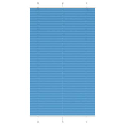 Pliss rolgordijn 120x200cm stofbreedte 119,4cm polyester blauw