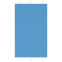 Pliss rolgordijn 120x200cm stofbreedte 119,4cm polyester blauw