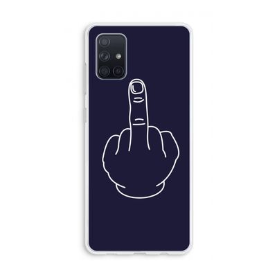F**k U: Galaxy A71 Transparant Hoesje