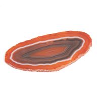 Schijf Rode Agaat Middel (6 - 8 cm)