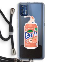 S(peach)less: Motorola Moto G9 Plus Transparant Hoesje met koord