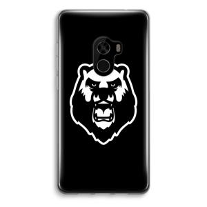 Angry Bear (black): Xiaomi Mi Mix 2 Transparant Hoesje