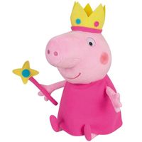 Roze prinses Peppa Pig big knuffels 24 cm knuffeldieren   -