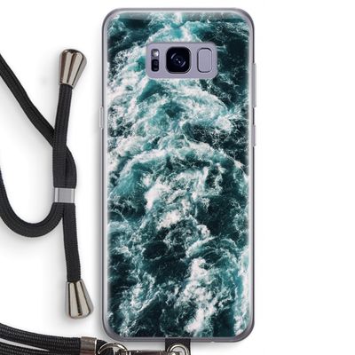 Zee golf: Samsung Galaxy S8 Transparant Hoesje met koord