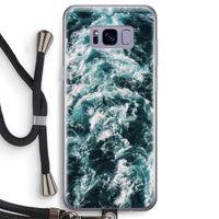 Zee golf: Samsung Galaxy S8 Transparant Hoesje met koord