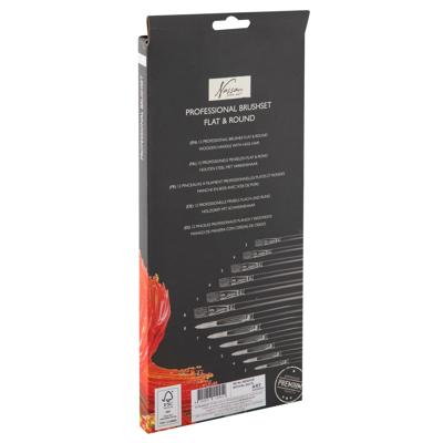 Nassau Fine Art Nassau kwastenset, 12dlg.