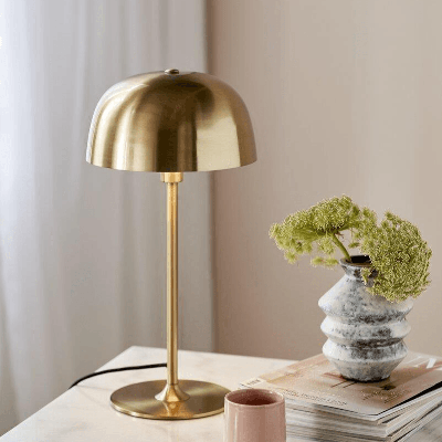 Tafellamp messing &apos;Cera&apos; Nordlux modern E14 fitting 48 cm