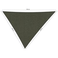 Shadow Comfort driehoek 4,5x5x5,5m Deep Grey - thumbnail