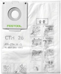 Festool Accessoires Veiligheid filterstofzak FIS-CTH 26/3 voor CTH 26 - 497541