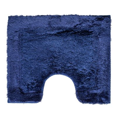 Wicotex toiletmat 60x50cm uni blauw