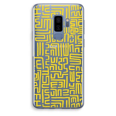 Majorelle Blue Print: Samsung Galaxy S9 Plus Transparant Hoesje