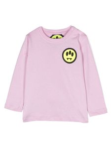 Barrow kids t-shirt en coton à logo imprimé - Rose