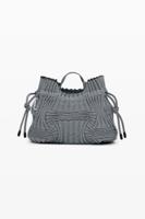 Middelgrote geplooide tas - BLACK - U