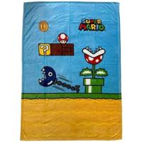 Coperta Sherpa - MARIO BROS - Vintage - 100 x 150 cm
