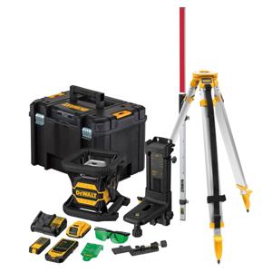 DeWALT DCE080D1GS-SET Roterende Laser BT 18V XR met Statief DE0736 + Meetlat DE0737