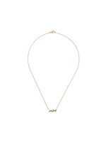 Daou collier Kiss en or 18ct à ornements en diamants