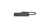 Rapoo UCH-4003 interface hub USB 3.2 Gen 1 (3.1 Gen 1) Type-C 5000 Mbit/s Antraciet - thumbnail