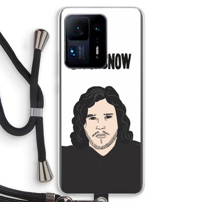 Let It Snow: Xiaomi Mi Mix 4 Transparant Hoesje met koord