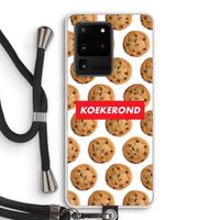Koekerond: Samsung Galaxy S20 Ultra Transparant Hoesje met koord